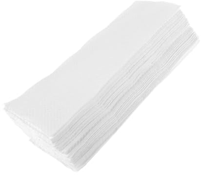 Einweg Gästetücher 200 Stück, Dreifach Weiß Papierhandtücher | Handtrocknung, Trifold Design, Papier und Thick Paper, Restaurant und Kitchenette, 200 Anzahl