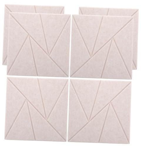 ibasenice 6pcs Acoustic Panels for Wall Soundproofing Self-Adhesive Soundproofing Panels for Office Gaming Studio