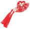 Beaupretty Japanische Haarspange Kimono Haarnadel Japanische Kimono Haarnadel Quasten Haarspange Geisha Haar Accessoires Für Frauen Und Mädchen Rot
