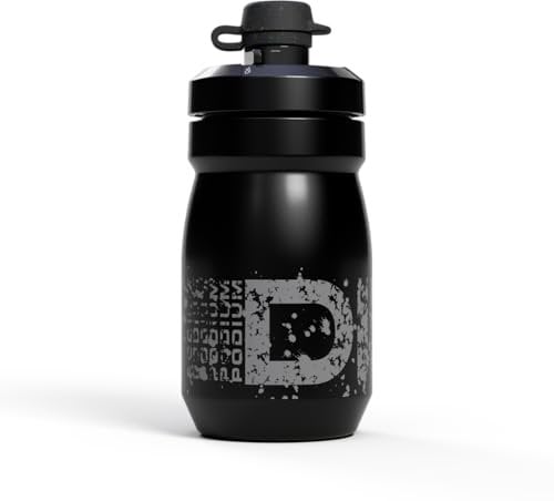 CAMELBAK Podium Dirt Series Chill isolierte Trinkflasche mit Schmutzkappe | 450 ML| BPA-frei, leicht zu drücken, passt in alle Standard-Flaschenhalter | Asphalt