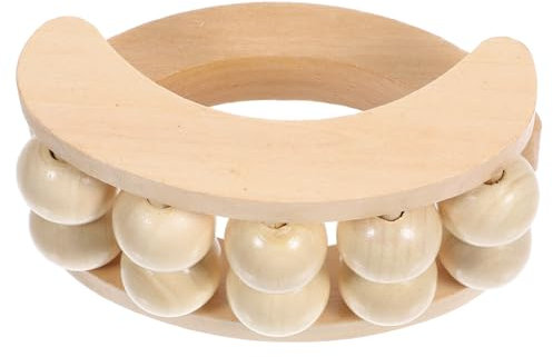 minkissy Holz Roller Für Körper Muskeln Massage Handheld Manuell Tragbar Dehnhilfe Yoga