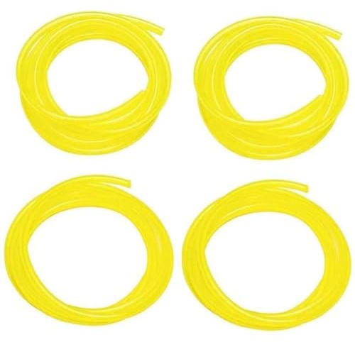 XURJUMI 4 Stück 1 Meter Benzinschlauch 2.5Mm Id X 5Mm, 3Mm Id X 5Mm Kraftstoffschlauch Motorsäge, Kettensäge Freischneider Benzinschlauch Motorsense Motorsäge Rasenmäher