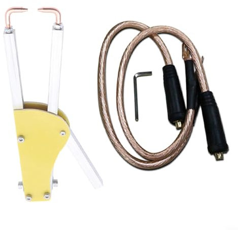 HOHOVYVY Industrieller Punktschweißer 123MM Elektrische Schweißzange Mit Verstellbarem Druck Für Metallarbeiten