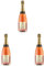 Lété Vautrain Champagne Brut Rose Royal - 750 ml (Confezione da 3)