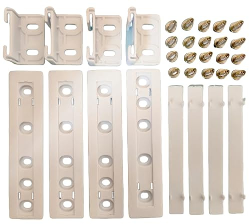 For refrigerator/Fridge door sliding guide integrated cupboard built in kit(4pcs set)