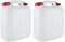 Unibos 2 x 10 Litre Jerry Can Water Storage Petrol Diesel Fuel Container Camping Caravan Water storage