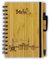 Notizbuch aus Bambus Skyline Berlin