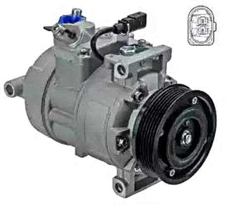 DELPHI CS20476 Compressore aria condizionata Anteriore Compressore Aria Condizionata Compressore clima Compressore condizionatore
