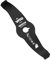 VITO Professional UNIVERSAL 2-Zahn Mulchmesser - 310mm - Dickichtmesser - Häckselmesser- für Motorsense, Freischneider - 25mm Lochdurchmesser - aus hochwertigem, gehärtetem Stahl