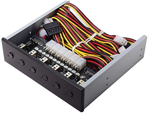6 Hard Disk Control System Intelligent Control Management System HDD SSD Switch di alimentazione con 5.25 CD-ROM