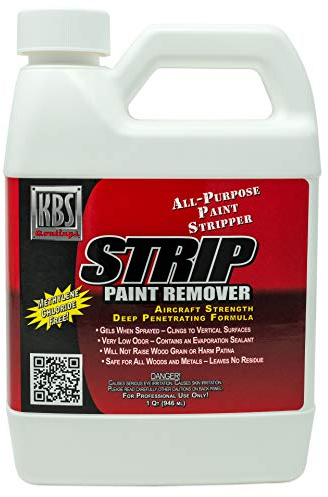 KBS Strip Quart - Paint Remover/Stripper Gel - Contains No Methylene Chloride - Clings To Vertical Surfaces