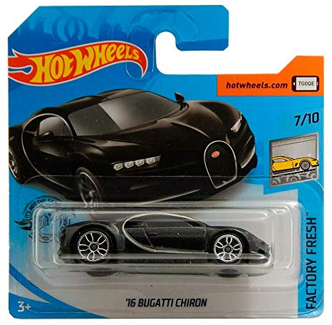 Hot Wheels '16 Bugatti Chiron Factory Fresh Series 7/10 2020 Short Card