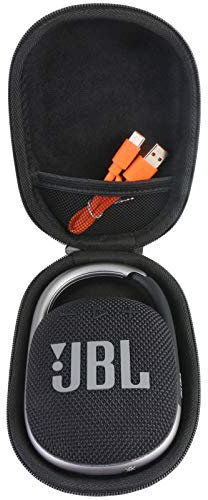 Aenllosi Hard Storage Case for JBL CLIP 4 Portable Bluetooth Wireless Speaker (Black,only case)