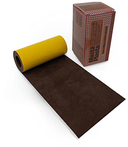 Bande daim autocollant ultra‑souple – Canapé, siège auto – Marron 150×10cm | L’original kit de réparation tout‑en‑un MastaPlasta – Microfibre qualité tapisserie, aucun outil nécessaire. Britannique.