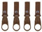 SUSU BLOCK 4PCS Bottle Clip Hanging Portable Water Bottle Ring Holder Keychain Mineral Water Bottle Clip For Backpack Belt Nylon Webbing Strap For Outdoor Tactical Camping Hiking (Khaki)