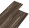 vidaXL PVC Laminat Dielen Vinylboden Vinyl Boden Planken Bodenbelag Fußboden Designboden Dielenboden 5,02m² 2mm Selbstklebend Gestreift Braun