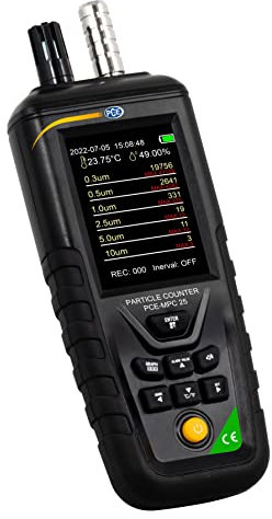 PCE Instruments Partikelzähler PCE-MPC 25 |orientierende Messung |Datenlogger |max.(=) 1000 µg/m³ |Massenkonzentration