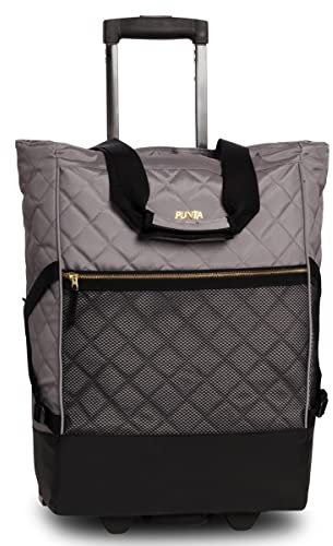 Punta Wheel Classy Einkaufstrolley Einkaufsroller Einkaufswagen Shooping Trolley 10422, Farbe:Zement
