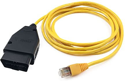 Alchiauto Ethernet Enet OBD OBDii RJ45 ENET obd2 Kabel für Schnittstelle 2M kompatibel F-Serie für B-M-W i-sta