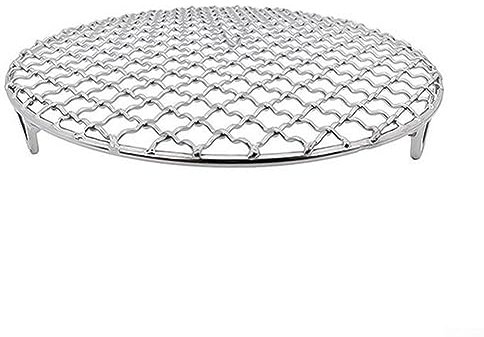 Grillrost, 27 cm, runder Grillrost, Edelstahl, Netzmatte, Holzkohle, Elektro, Gasgrill, Outdoor, einfache Installation, langlebig, für Camping, Outdoor, Picknick
