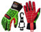 Seibertron HIGH-VIS HDC5 Level 5 Cut Resistant Deckhand Gloves High Performance Protection Impact Resistant Oil and Gas Safety Gloves CE EN388 4543 XXL mit 1 schwarzen Handschuhclip
