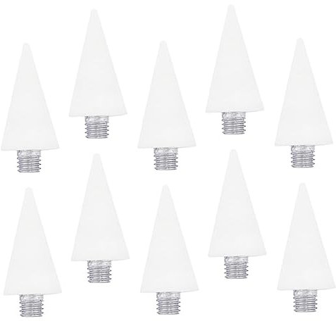 Mipcase 20pcs Portable Nail Drill Pen Drill Bits Nail Art Accessory for Diy Manicure