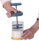 Distributore manuale di panna montata, frusta per crema manuale | Macchina per panna montata fatta in casa | Utensili per cucinare dispenser in acciaio inossidabile, dispenser ergonomico per