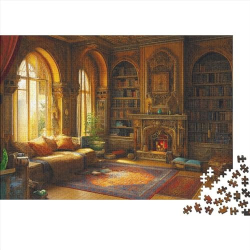 lihuogongsio PalAss 1000 Stück Puzzles prachtvolles Zimmer Impossible Puzzle Schwer Für Erwachsene Lernspiel Spielzeug Geschenk Schöne Geschenkverpackung Premium Quality Mehrfarbig 1000pcs (75x50cm)