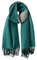 PFLife Damen Kaschmir Schal Wärmender Winter Schal Wendbares Modell mit Fransen Weiche große Kaschmir Decke, 80'' * 27'' (200 x 70 cm), Dunkelgrün Dunkelgrau