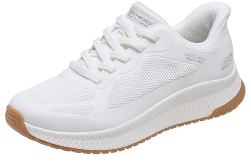 Skechers Damen Bobs Squad 4Schuhe | Sportlich, bequem und zum Reinschlüpfen. Mit Memory Foam für hohen Komfort. Skechers BOBS Squad 4 mit Memory Foam und Heel.