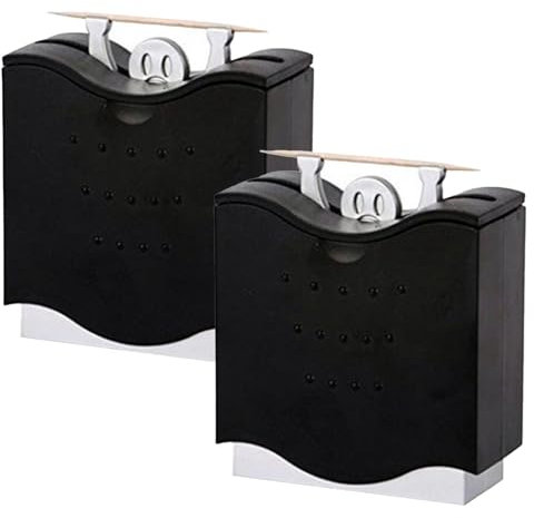 Hinapan 1 divertente porta stuzzicadenti, dispenser per stuzzicadenti, grazioso dispenser decorativo per stuzzicadenti, igienico, pratico e divertente, perfetto come tema di conversazione per il