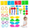 Playdough Tools Bunt Funny DIY Playdough-Sets für Kinder im Alter von 4 bis 8 Jahren mit Teigsets für Kinder im Alter von 2 bis 4 Spielen, Style 2 Play-Teig-Sets für Kinder im Alter von 2 bis 4 Spiel