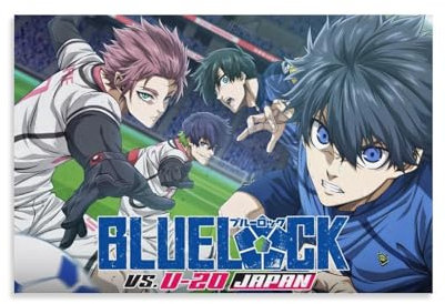 Blue Lock-Poster, japanisches Anime-Poster, dekoratives Leinwand-Poster, Wandkunst, Dekor, Wohnzimmer, modernes Familienschlafzimmer-Poster, 30 x 45 cm, ungerahmter Stil