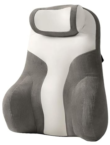 Opvonxeh Back Support Pillow for Couch, Ergonomic Reading Cushion, 60x42x20cm/23.62x16.54x7.87 inches Arm Pillow, Neck Support, Comfortable Sit-Up, Soft and Supportive,