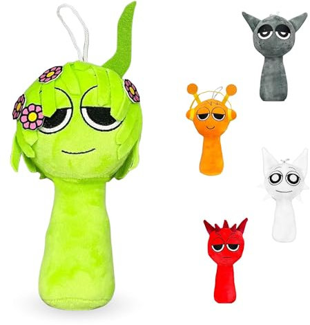 Muñeco de Peluche Vineria. Peluche Sprun-Ki. Muñeco de Peluche de Personaje de Juego. Peluche de Anime Cute, de Felpa Suave. Muñeco Peluche de Terror Infantil, Coleccionable para Niños y Adultos (1ud)