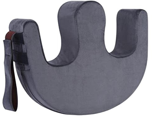 Lagerungshilfe Als Drehkissen Und Umlagerungshilfe Ein Anti Wundliegen Kissen mit Hygienischem Bezug Ergonomische U Form für Pflegekräfte Und Angehöri, GRAU