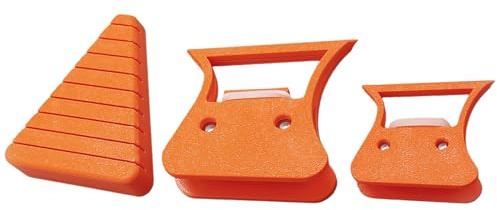 Elnwnnkc Set di accessori per la costruzione di mosche Morsetti per pesca Crafting Bordi arrotondati Set di strumenti per mosche ad alta resistenza Morsetti per hackle Pinze Accessori da pesca per e