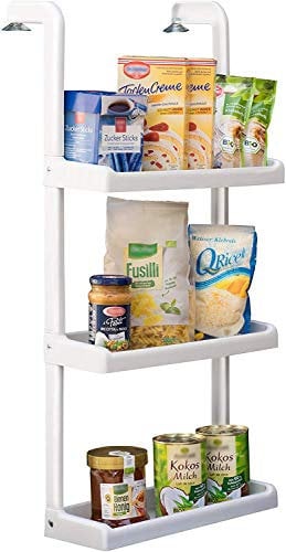 UPP Nischenregal Hängend mit Saugnäpfen/Waschmaschinen Regal/Hängeregal/Badregal/Küchenregal