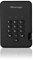 iStorage diskAshur2 HDD 1TB Schwarz - Sichere tragbare Festplatte - Passwortgeschützt - Staub- und wasserdicht - Hardware-Verschlüsselung