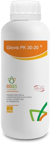 Giovis PK 30-20 da 1 LT – Concime a Base di Fosforo e Potassio ad Azione irrobustente Ideale per Il Bonsai
