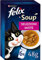 Purina Felix Soup Original Nassfutter für Katzen mit Rind, Huhn und Thunfisch, 8 Packungen mit 48 Beuteln zu je 48 g