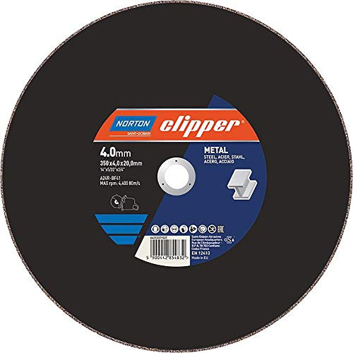 Norton Disque à tronçonner métal A24R-350 x 4,0 x 20 mm
