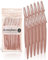 Kitsch Dermaplaning Tool – Rasoirs pour le visage pour femme | Rasoir à sourcils et rasoir visage pour femme | Épilation faciale pour femme | Rasoir Dermaplane pour visage de femme, 12 pièces (terre