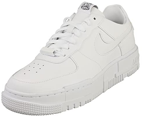 Nike Damen AF1 Pixel Segelschuhe, Weiß/Weiß-Schwarz, 39, Weiß, 36.5 EU