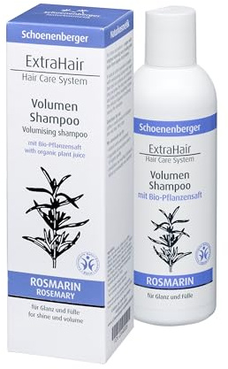 Schoenenberger ExtraHair Hair Care System - Volumen Shampoo - mit Pflanzenölen und -extrakten in Bio-Qualität - 1x 200 ml Flasche