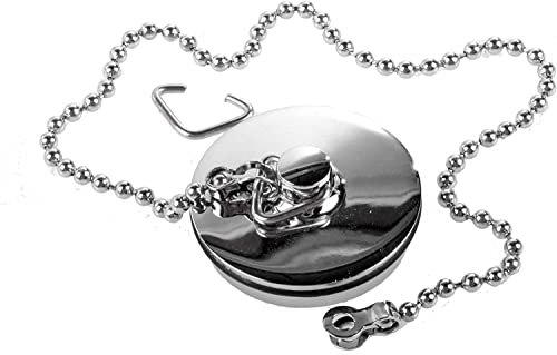 E2trade Chrome Sink Plug with Chain for Hand Washing Basin 1 1/2 inch