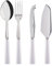 SABRE PARIS - Icône 4Pc Serving Cutlery Set - Cake Server - Cheese Knife - Serving Spoon and Fork - White