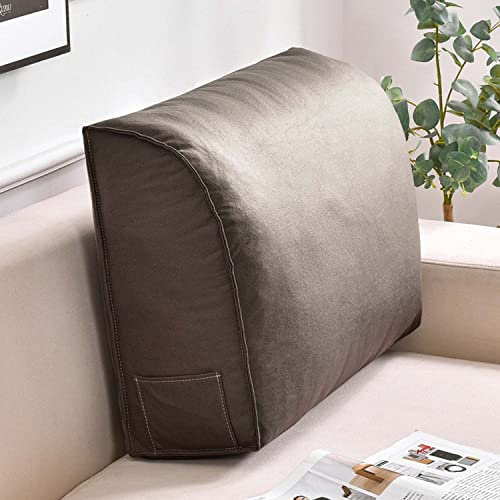 PU-Leder-Keilkissen, wasserdicht, Rückenstütze, Wurfkissen, weiche Nackenrolle, Bett, Rückenlehne, Lendenkissen für Sofa, Bett, Büro, Positionierung, Rückenstütze, Nackenrolle