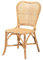 bali & pari Irene Moderner Esszimmerstuhl aus natürlichem Rattan, Bohemian-Stil