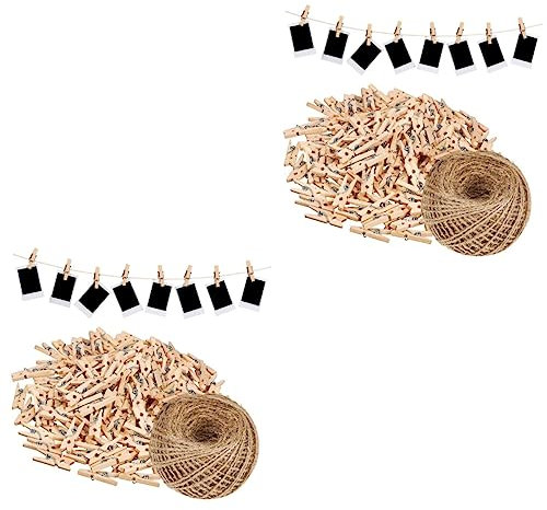 Gadpiparty 2 Rollen Vielseitige Juteschnur Seilschnur Zum Verpacken Von Gartendekor Mit Clip